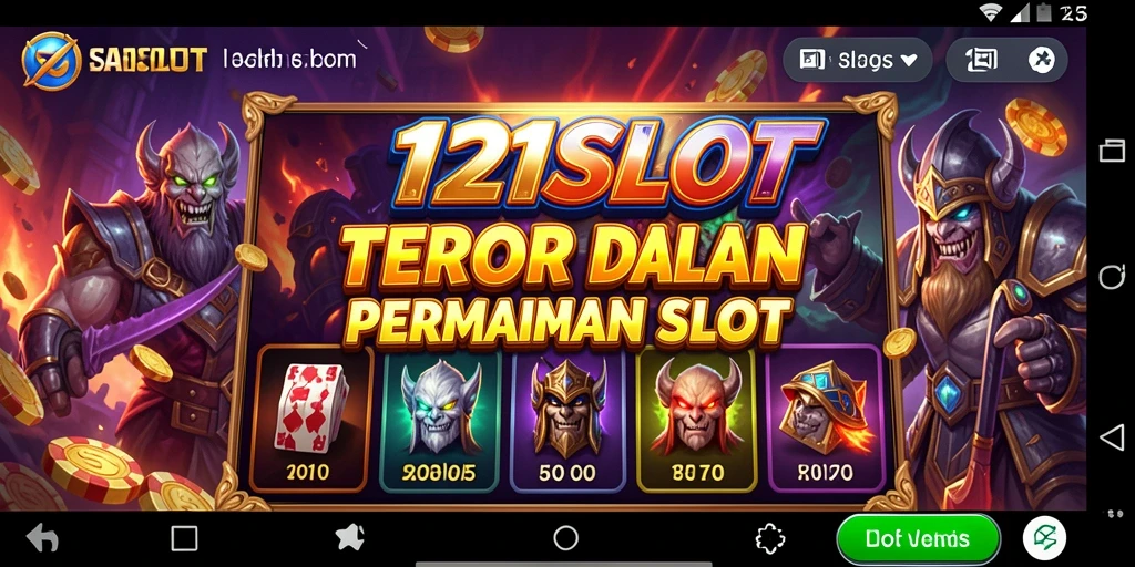 Tangkapan layar menampilkan atmosfer mencekam dalam 1121SLOT.