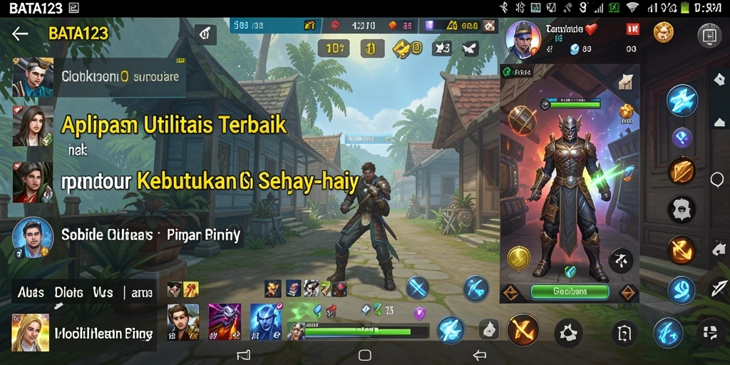 Tangkapan layar utama BATA123 menampilkan fitur pengingat dan manajemen tugas.