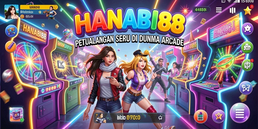 Tampilan menarik dari gameplay seru HANABI88.
