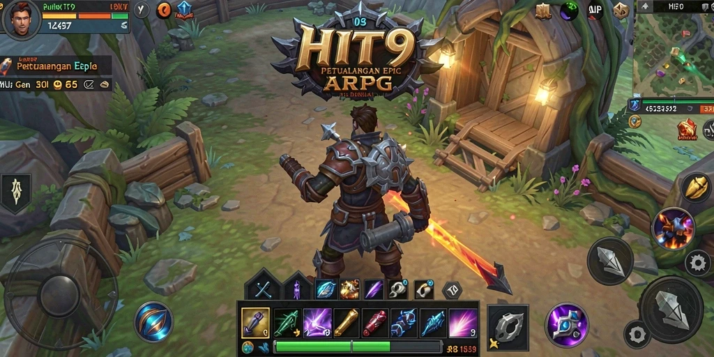 Gameplay seru dengan pertarungan yang intens di HIT9.