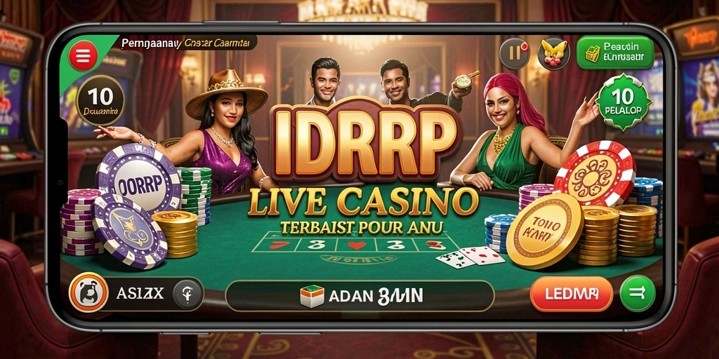 Tampilan gameplay Live Casino yang menarik dan mendebarkan.