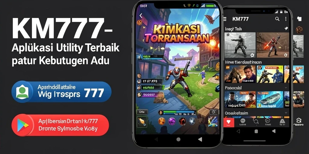 Tampilan utama KM777 dengan fitur Utility yang menarik.