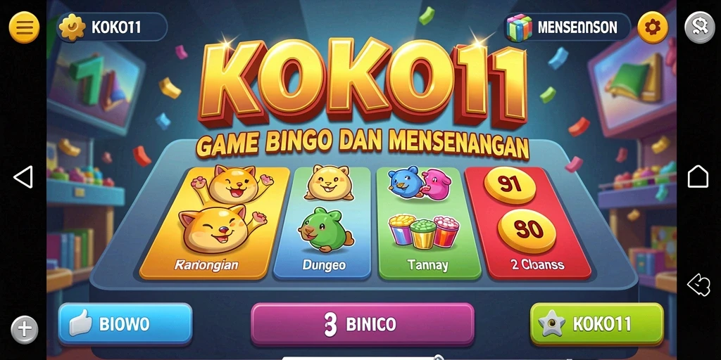 Tampilan gameplay seru di KOKO11 dengan kartu Bingo yang menarik.