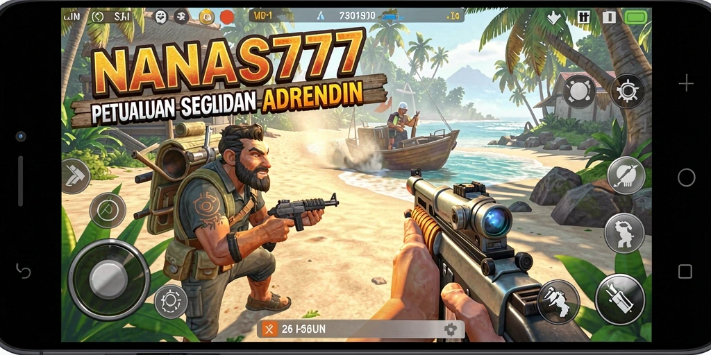 Tampilan menarik dari gameplay seru NANAS777 di aksi TPS.