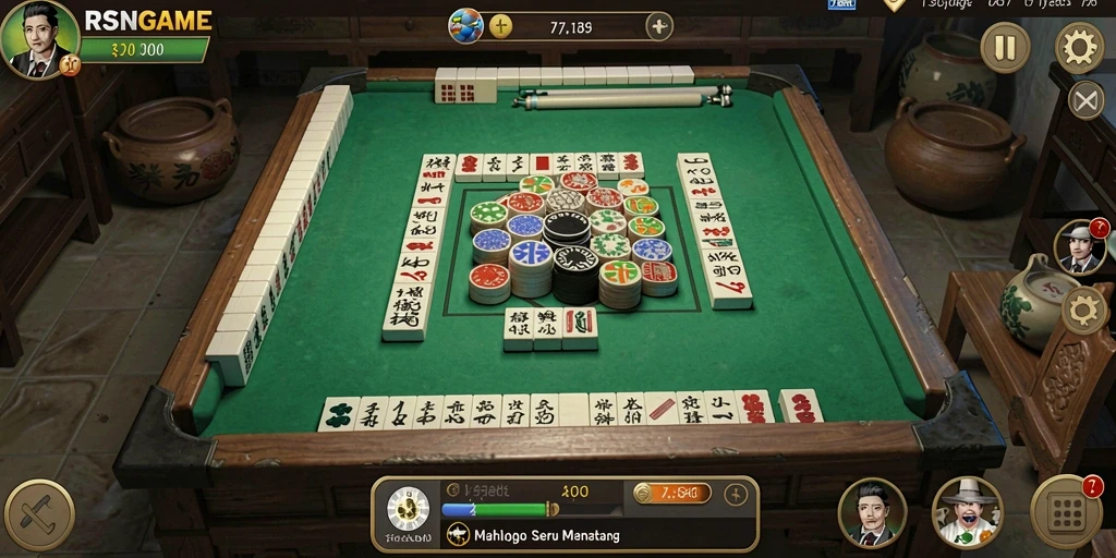 Tampilan gameplay seru dalam RSNGAME yang penuh warna.