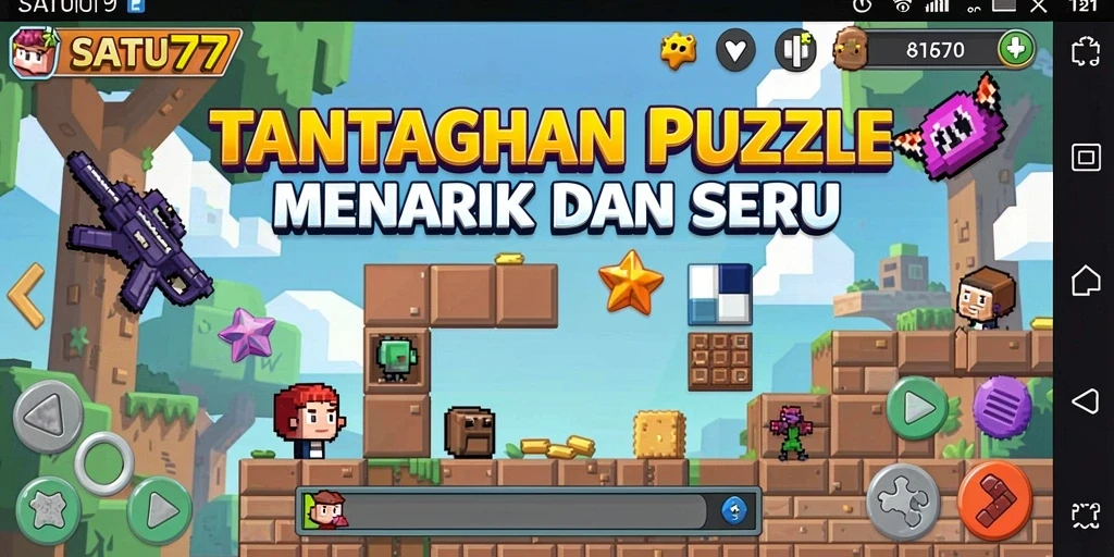 Tampilan gameplay SATU77 menampilkan berbagai teka-teki menarik.