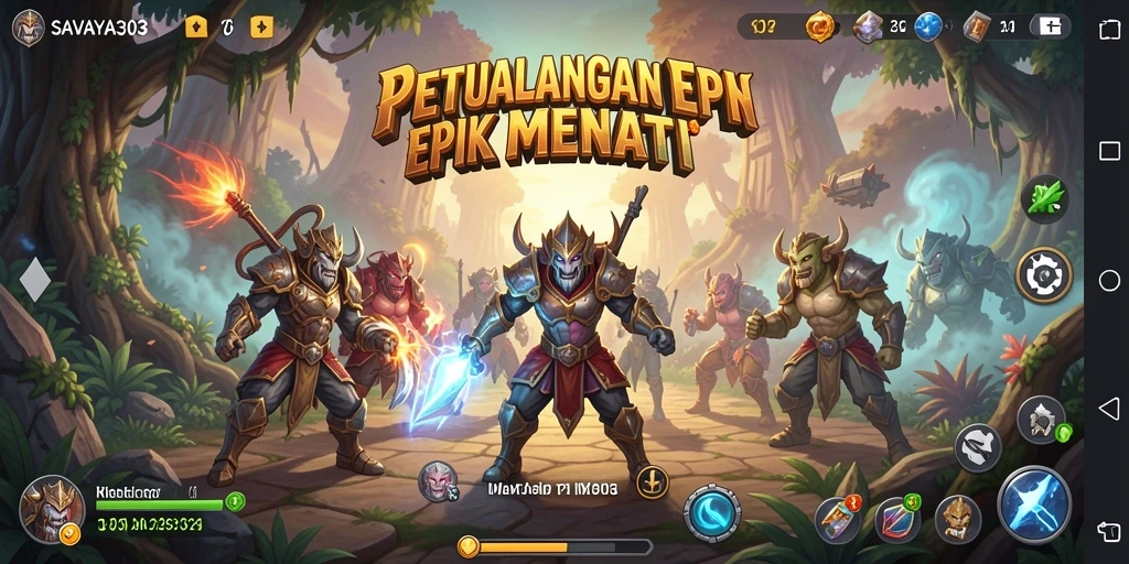 Screenshot SAVAYA303 menampilkan gameplay epik dalam petualangan seru.