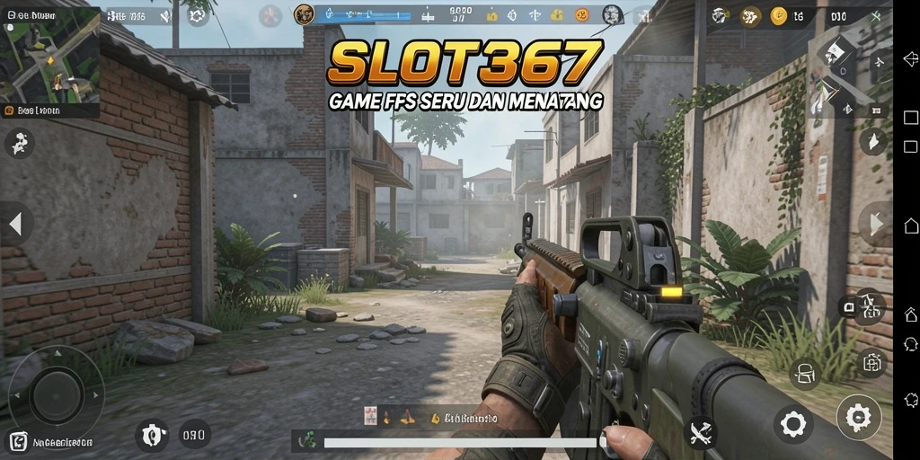 Screenshot menampilkan aksi mendebarkan di battlefield FPS.