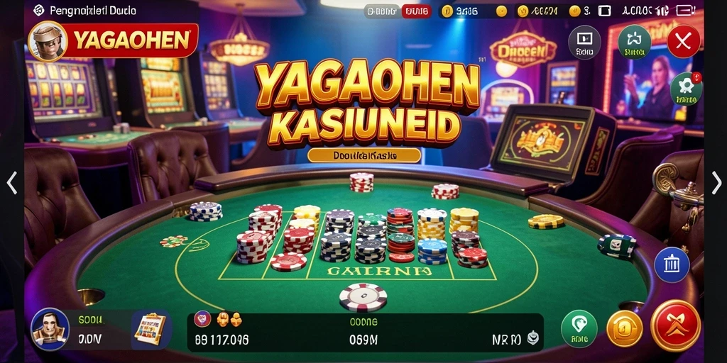 Tampilan menarik dari gameplay YAGAOHEN di dunia kasino.